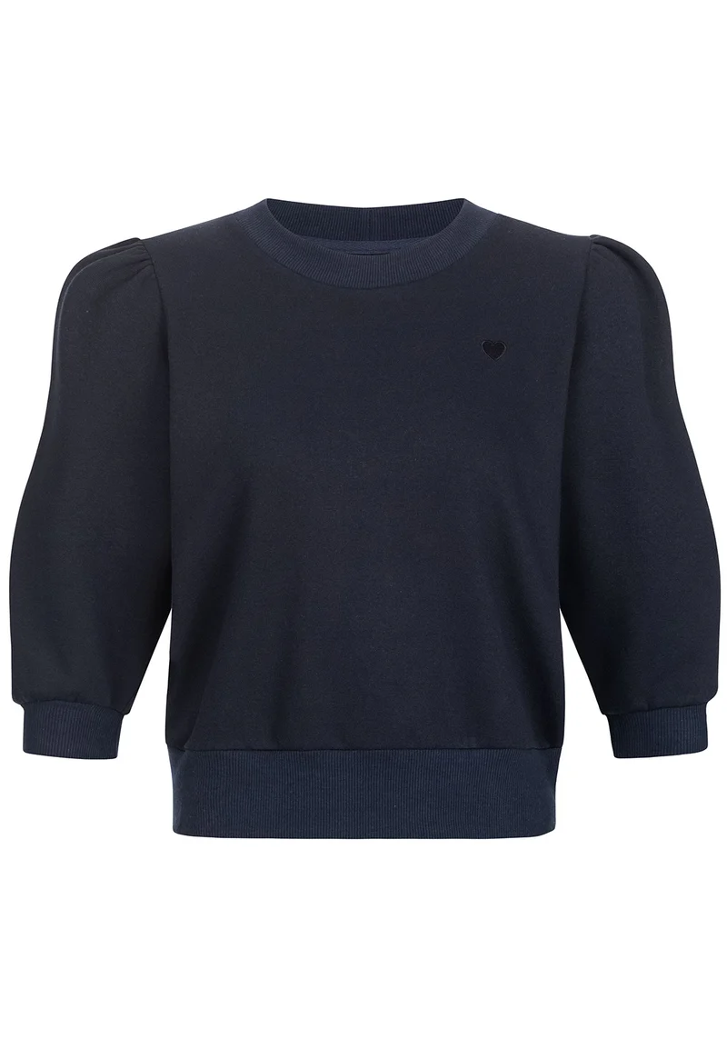 HEART SWEATER NAVY