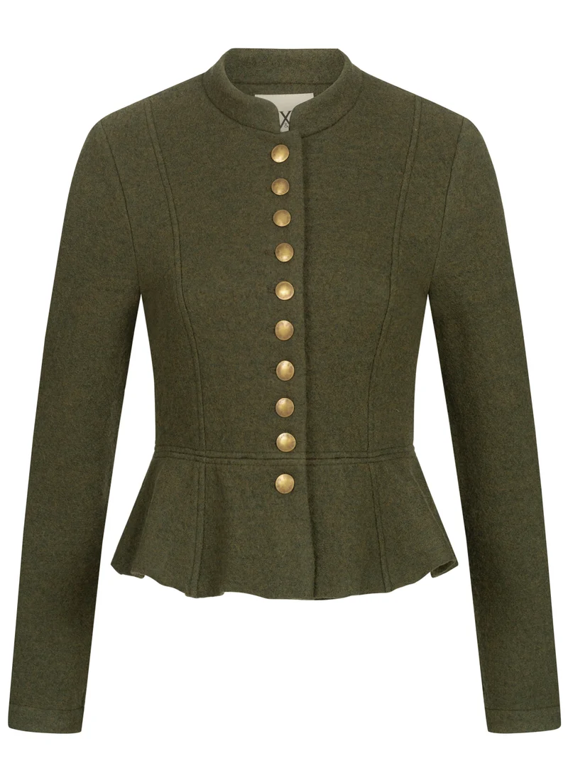 STEHKRAGEN BLAZER VINTAGE WALKLODEN KHAKI