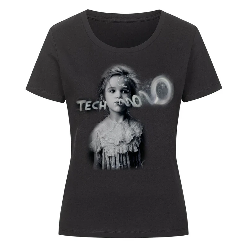 "TECHNO GIRL" Organic Shirt Women