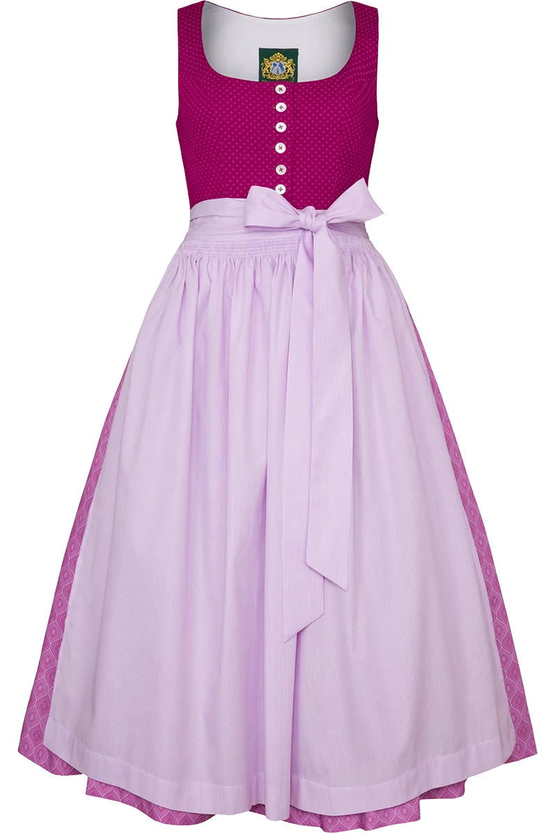 Baumwolldirndl lang - beere