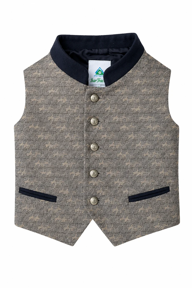 Kinder Stoffweste navyblau