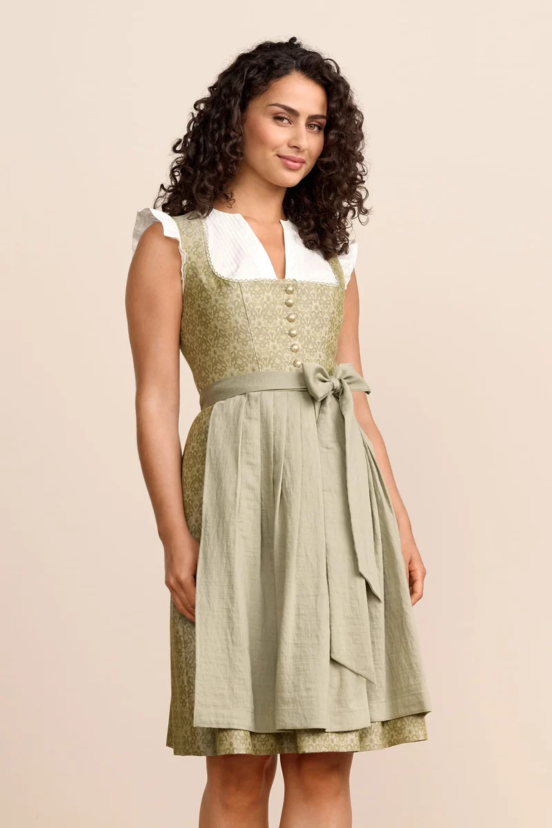 Krüger Dirndl Bracia 60 cm - hellgrün