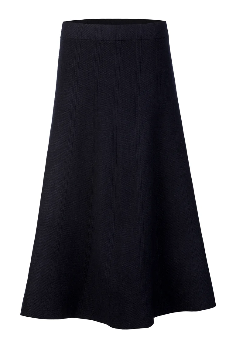 FASHION STRICK ROCK A-LINIE NAVY