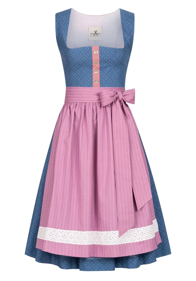 BW DIRNDL VINTAGE FLOWERS HORTENSIE