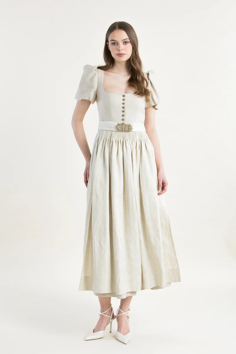 Gottseidank Ärmeldirndl Laura offwhite