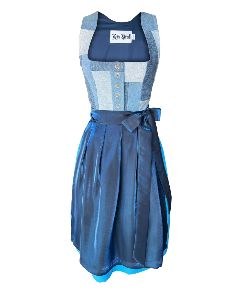 Electric Denim Dirndl: MADE-TO-ORDER