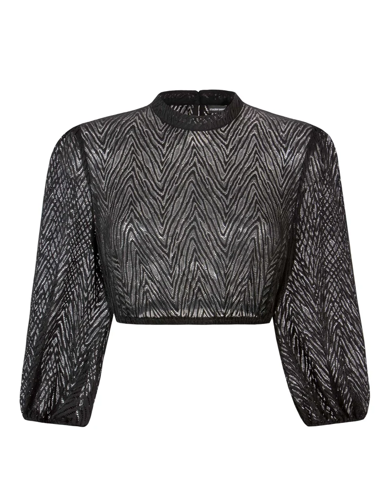 Zebra Lace Dirndl Blouse