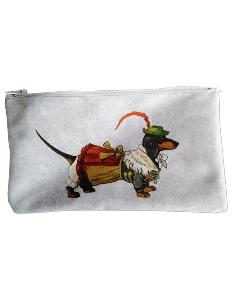 Dirndl Dachshund Cosmetic Bag