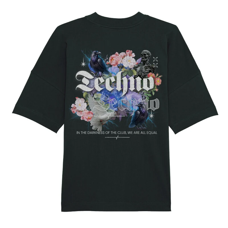 TECHNO Statement Oversize Shirt