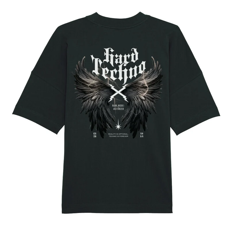 "Hard Techno" Oversize Techno Shirt