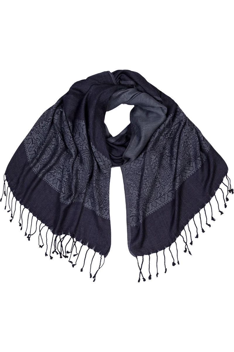 Damen Tuch Pashmina-Stil - darkblue