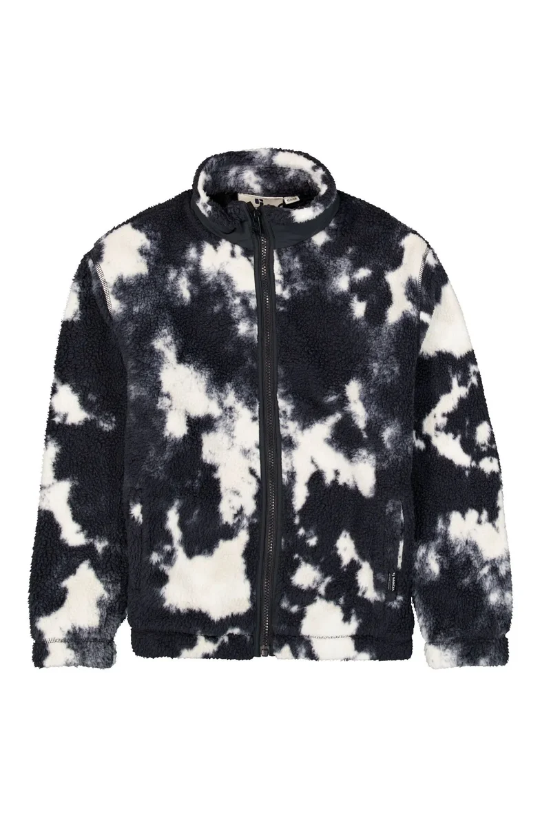 Fleecejacke mit Stehkragen
