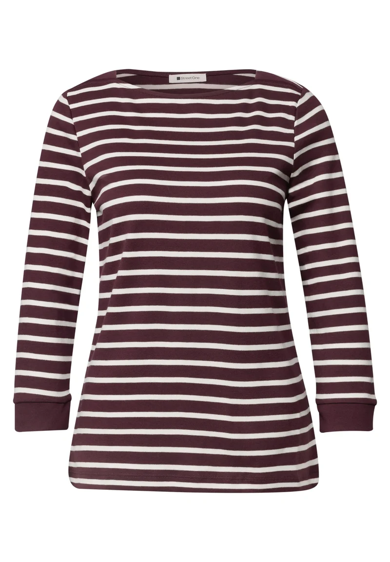 3/4-Arm Shirt mit Streifen