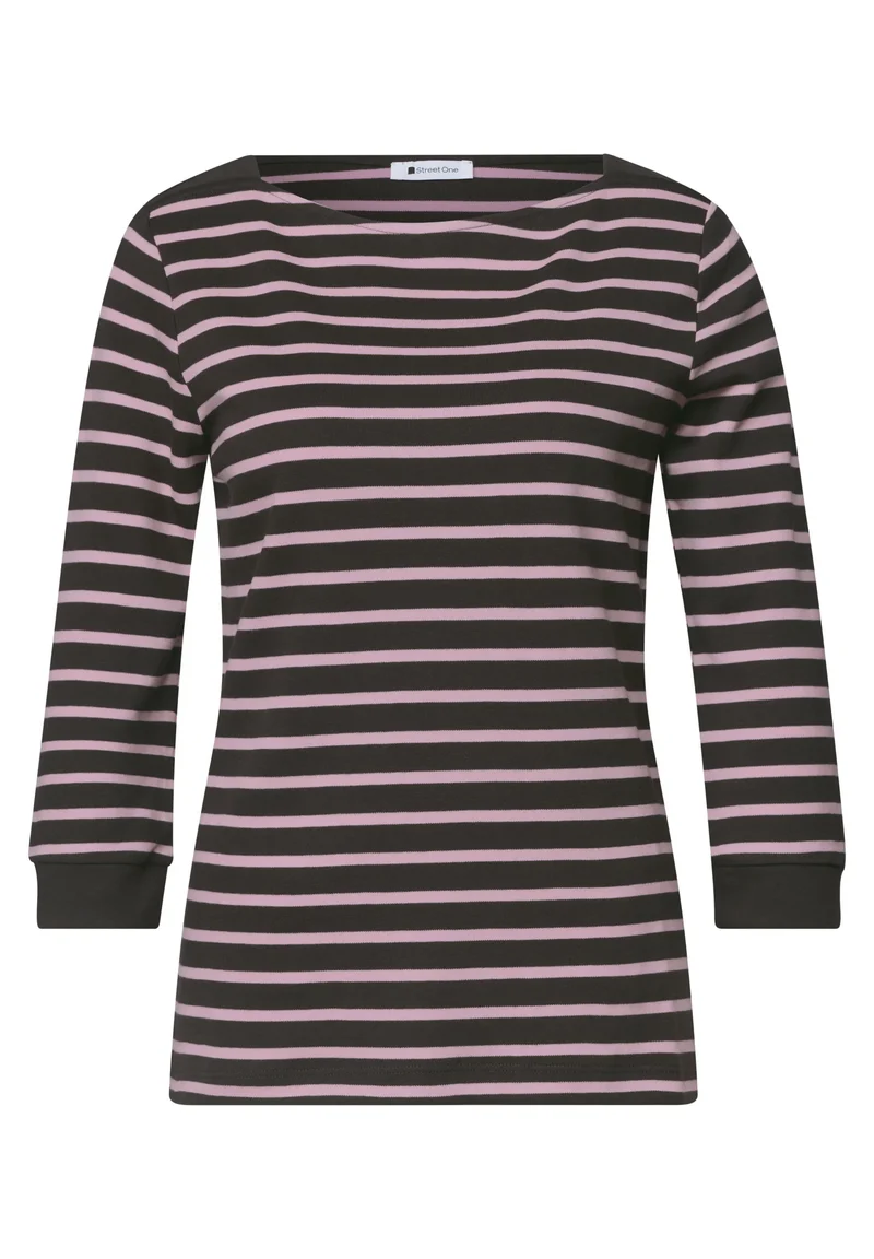 3/4-Arm Shirt mit Streifen