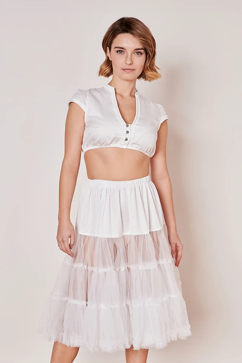 Petticoat 70 cm weiß KRÜGER