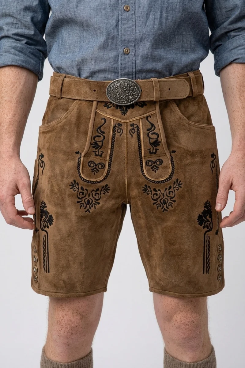 Lederhose LEVI 2 Liga Di Bavaria Collection