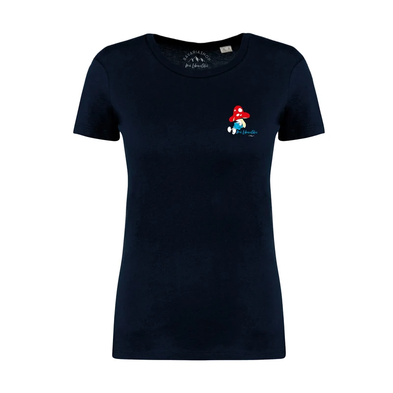 ®Die Schlümpfe Damen T-Shirt "Do legst di nieda"