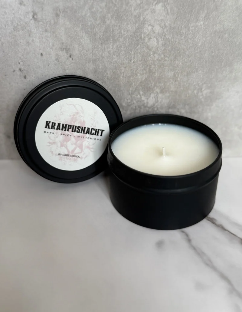 Krampusnacht Candle: 6 oz Travel Tin