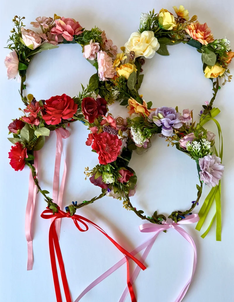 Bold Blooms: Dirndl Flower Crowns