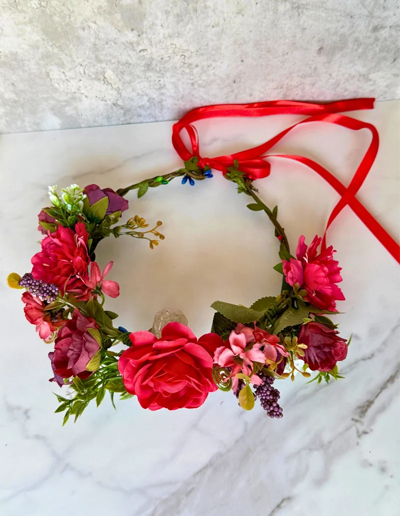 Bold Blooms: Dirndl Flower Crowns