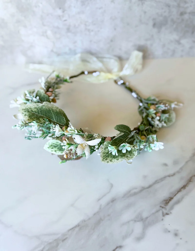 Alpine Winter Dirndl Flower Crown