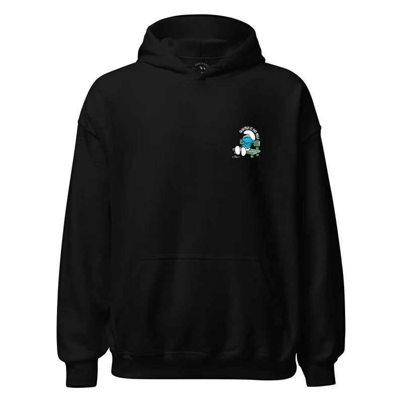 ®Die Schlümpfe Herren Hoodie "Grantln is mei Yoga"