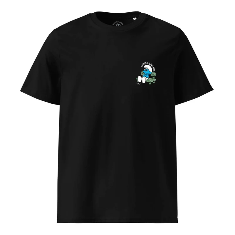 ®Die Schlümpfe Herren T-Shirt "Grantln is mei Yoga"