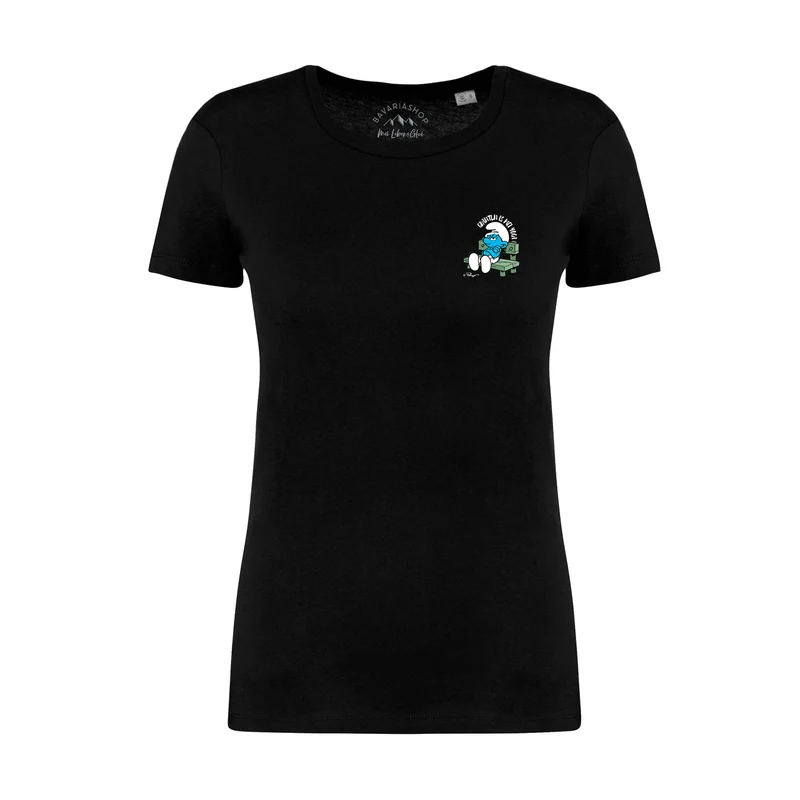 ®Die Schlümpfe Damen T-Shirt "Grantln is mei Yoga"
