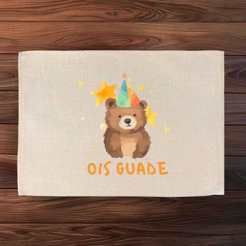 Tischset "Ois Guade Bär"