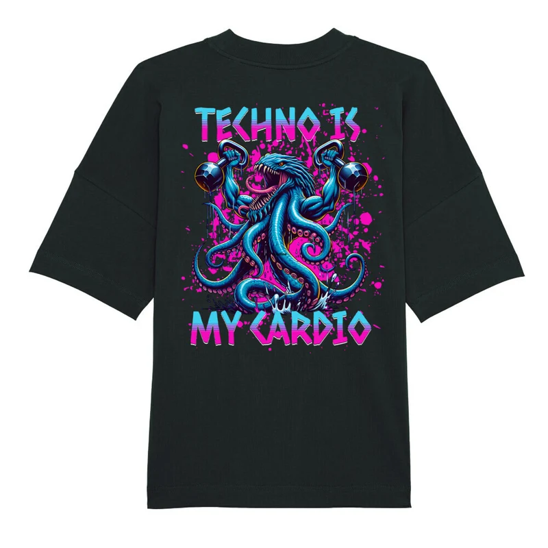 "Techno is my cardio" Oversize Blast | Techno Outfit