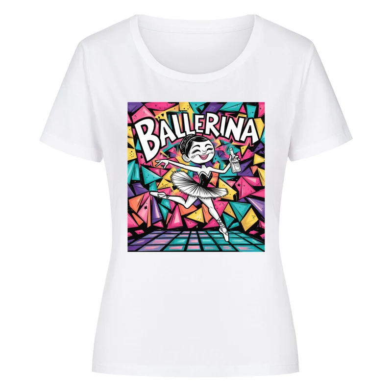 Ballerina | Party top enges Damen Shirt