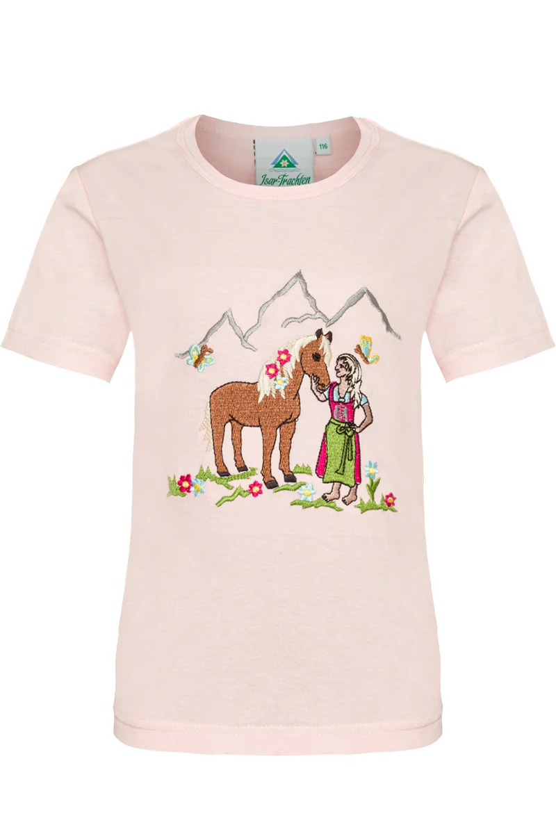 Kinder T-Shirt Pferde-Mädchen