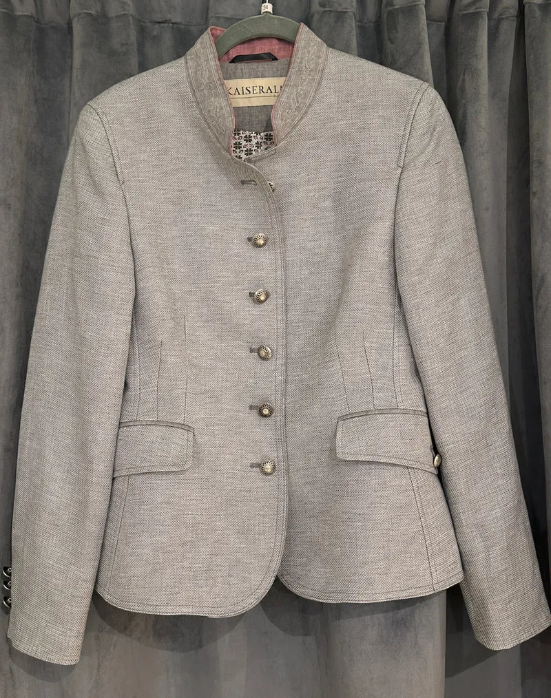Trachtenjacke Damen Kaiserjäger Angie grau