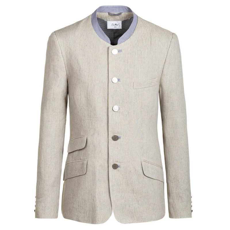 Trachtenjacke Christian Leinen Trachten Stoiber Herren beige