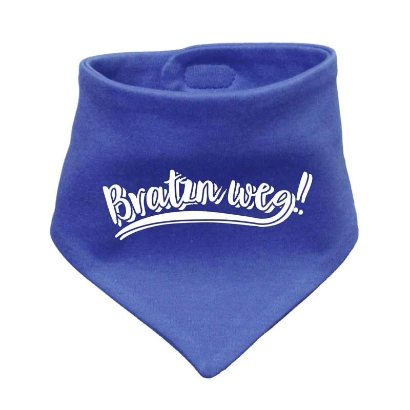 Bayerisches Babyhalstuch "Bratzn weg!"