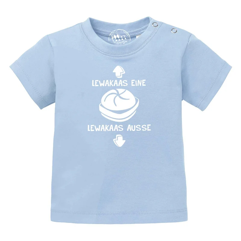 Leberkas Baby Shirt "Lewakaas"