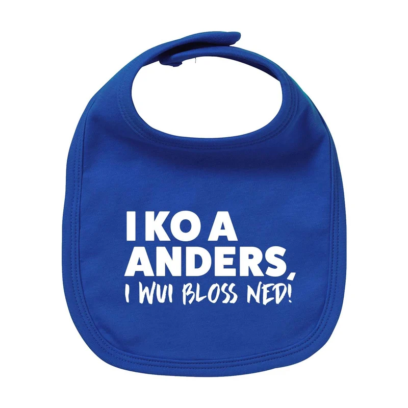Lätzchen "I wui bloß ned"