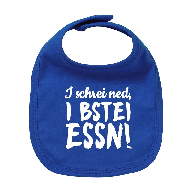 Bayerisches Babylätzchen "I bstei Essn..."