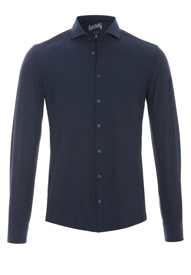 Hemd Langarm Pure Functional marine