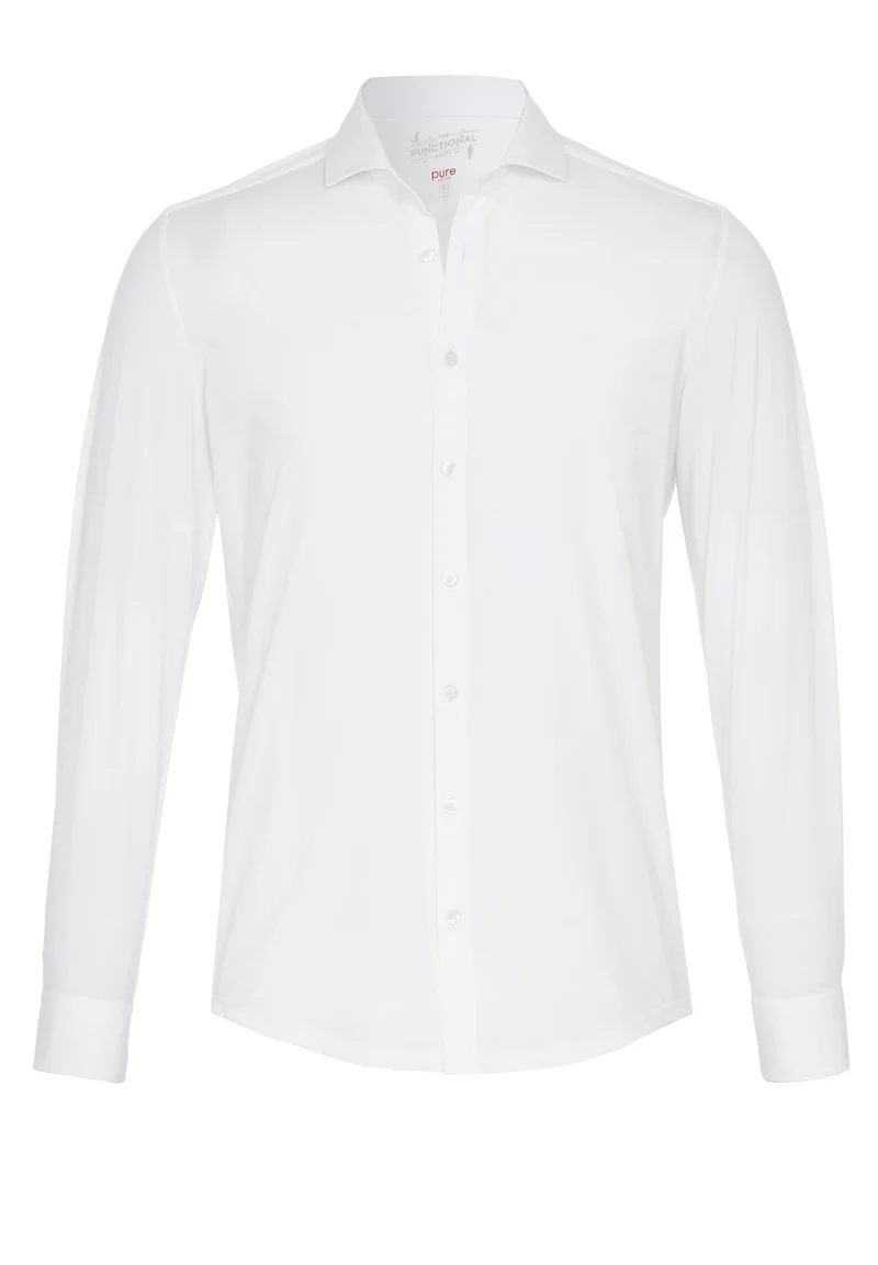 Hemd Langarm Pure Functional weiß