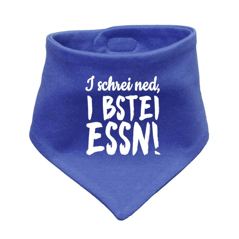 Bayerisches Babyhalstuch "I bstei Essn…"