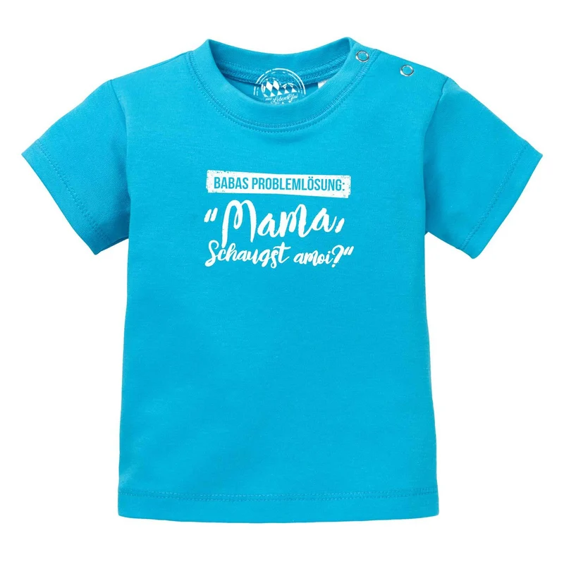Baby T-Shirt "Babas Problemlösung…"