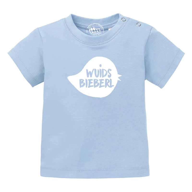 Baby T-Shirt "Wuids Bieberl"