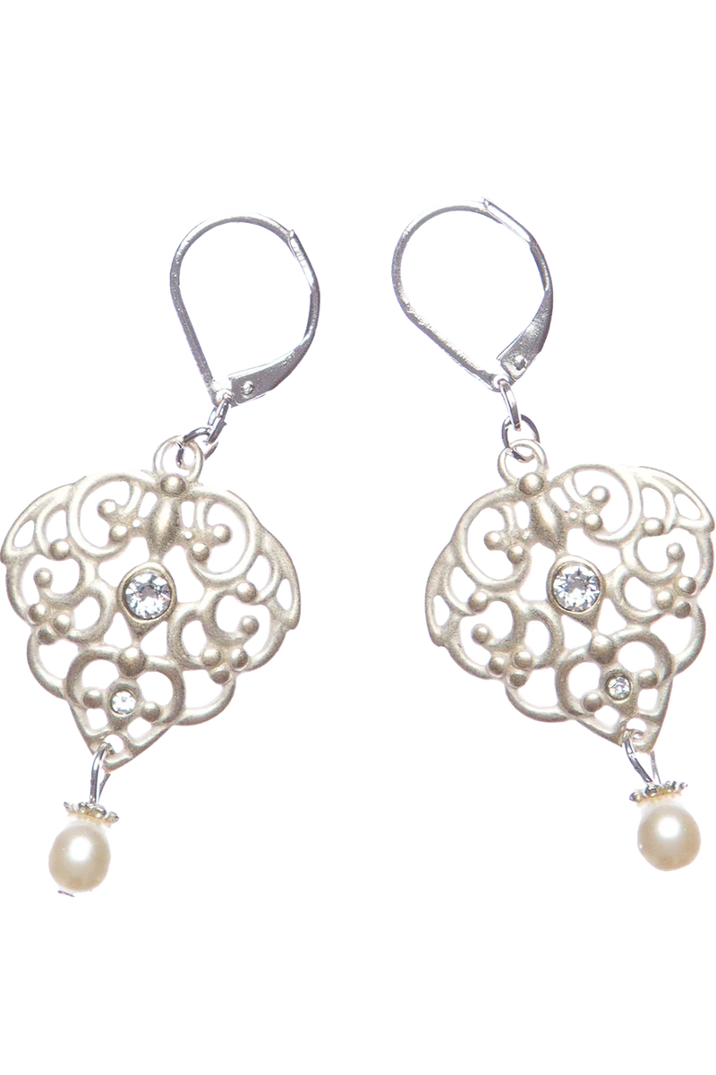 Damen Ohrringe mit Ornamentanhänger