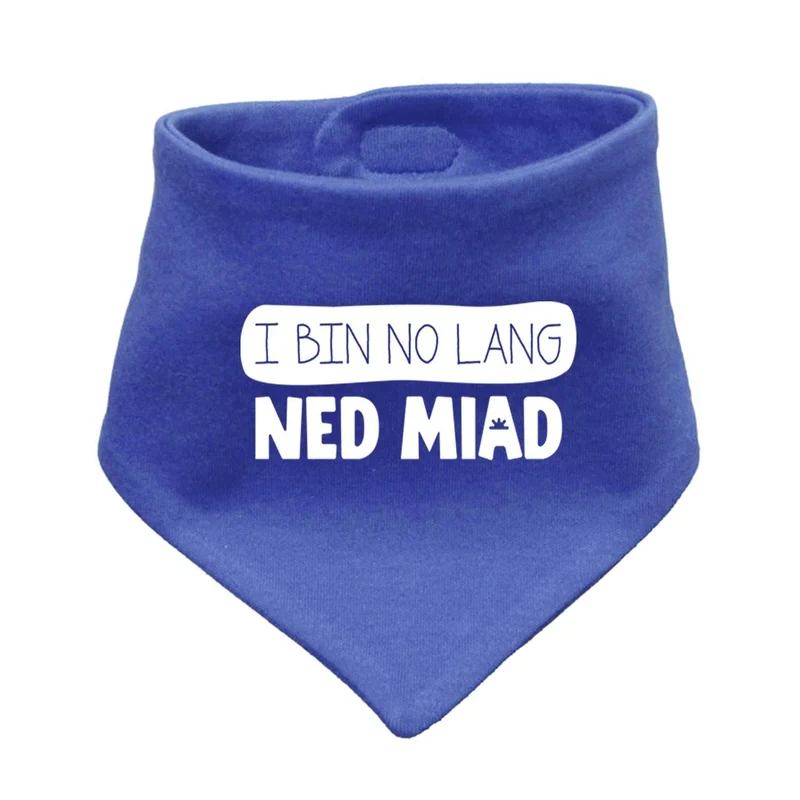 Bayerisches Babyhalstuch "no lang ned miad!"