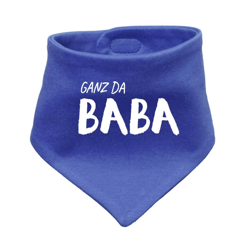 Bayerisches Babyhalstuch "Ganz da Baba!"