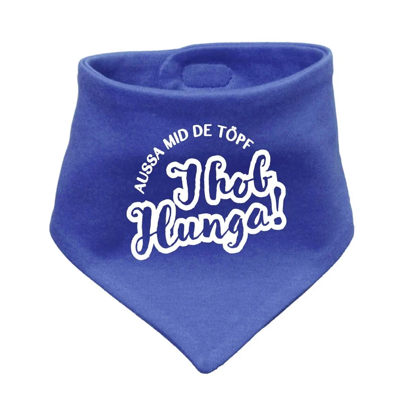 Babyhalstuch "Aussa mid de Töpf…"
