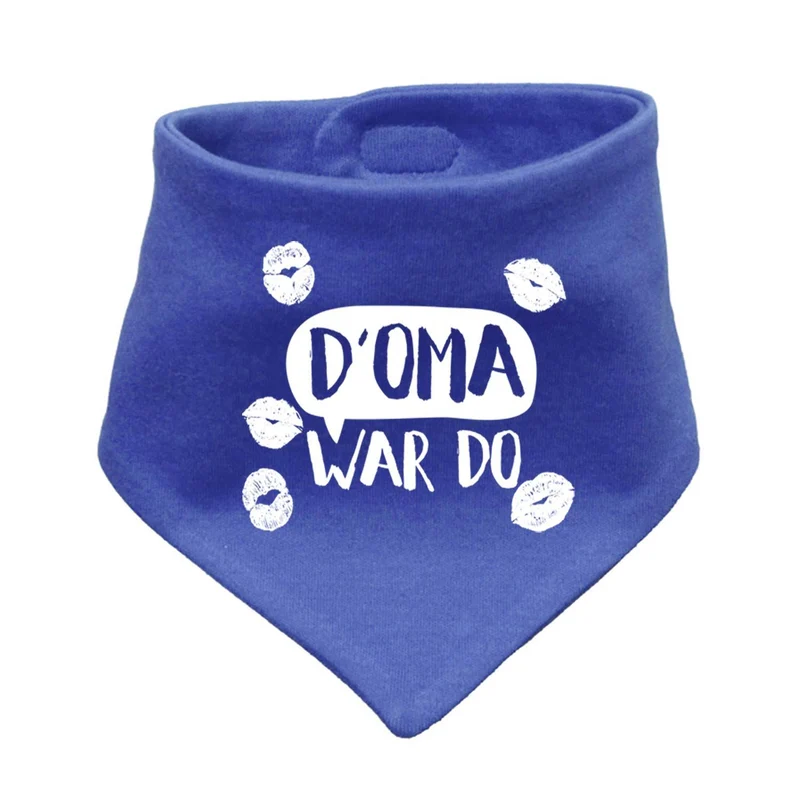 Bayerisches Babyhalstuch "D' Oma war do…"