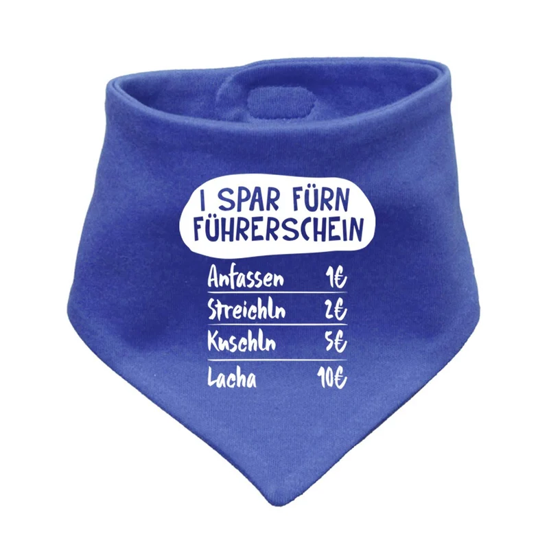 Babyhalstuch "I spar fürn Führerschein…"