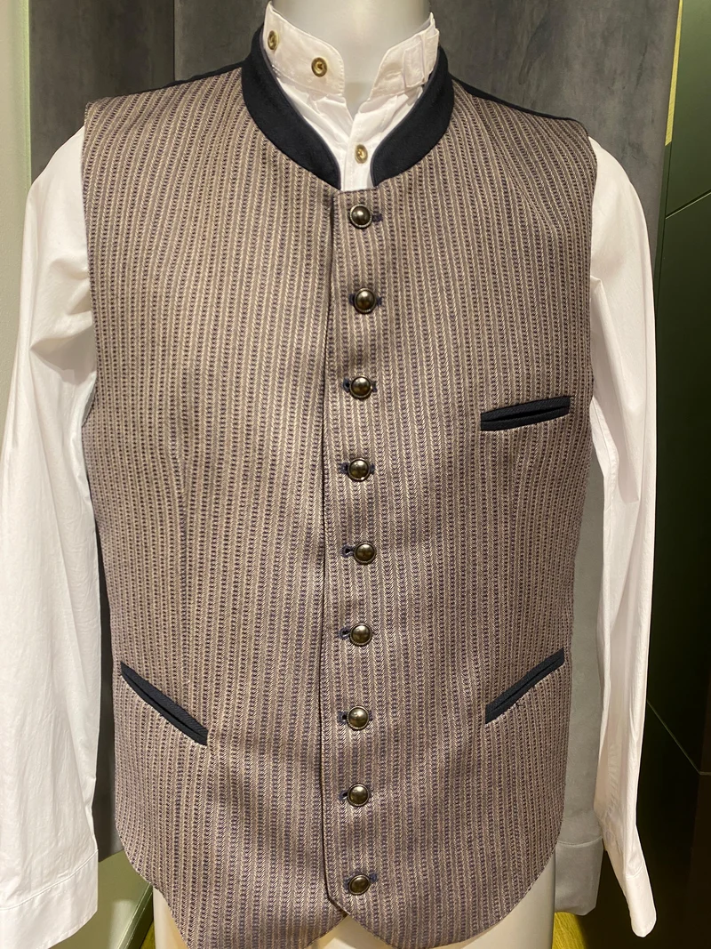 Trachtenweste Berlin & Wolff beige/schwarz